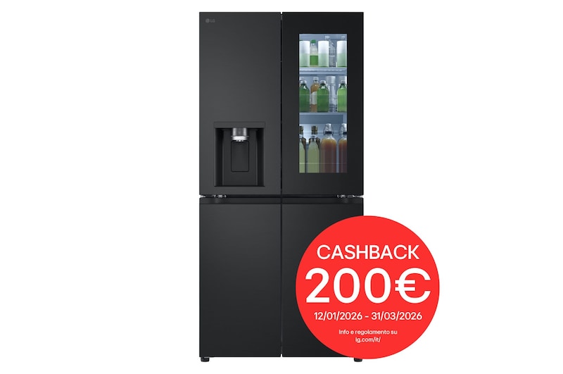 Foto frontale del frigorifero LG GMG860EPBE